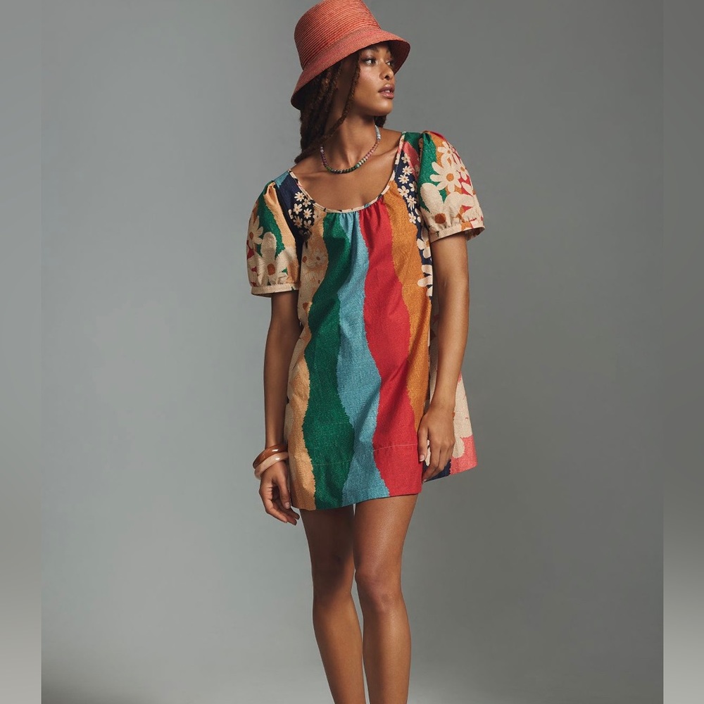 Farm Rio Super Fun Daisy Dress XS